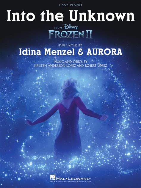 Into the Unknown (from Frozen 2) - Easy Piano Sheet Music by Robert ...