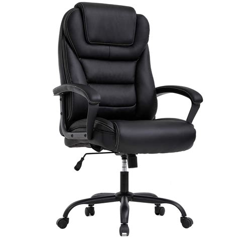 BestOffice Executive Chair with Lumbar Support & Swivel, 500 lb ...