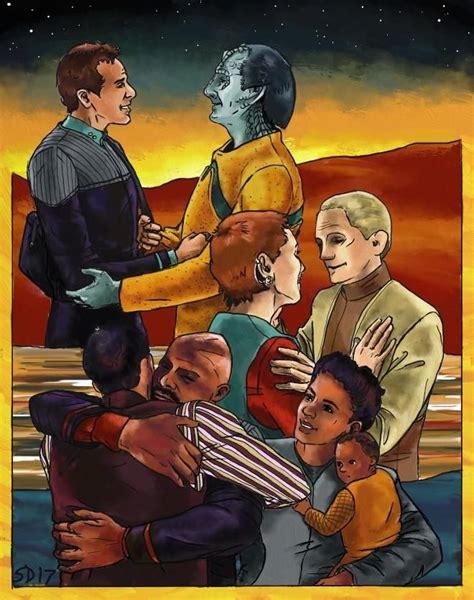 Deep Space Nine Reunion by TheGreenMoon on DeviantArt | Star trek art ...