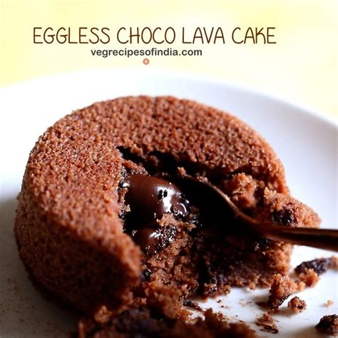 eggless choco lava cake - eggless molten lava cake | whole wheat choco ...