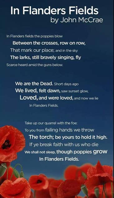 Remembrance Day Poems And Quotes