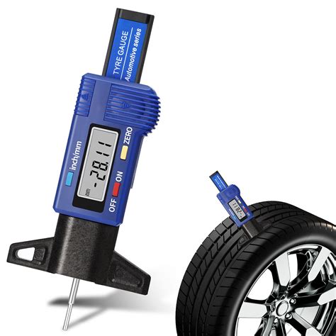 Buy Tire Tread Depth Gauge Digital Tire Depth Gauge LCD Display Tire ...