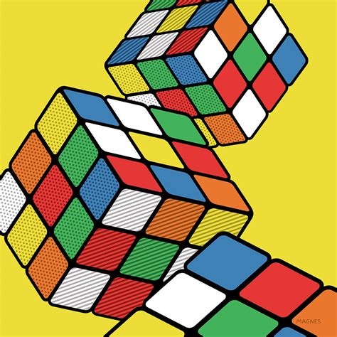 rubik's cube art for sale - Tifany Matteson