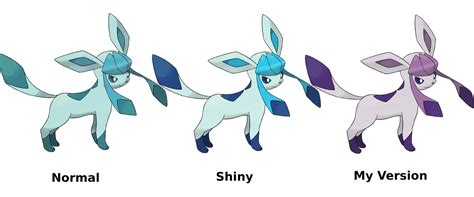 Shiny Glaceon (My Version) by Lasercraft32 on DeviantArt