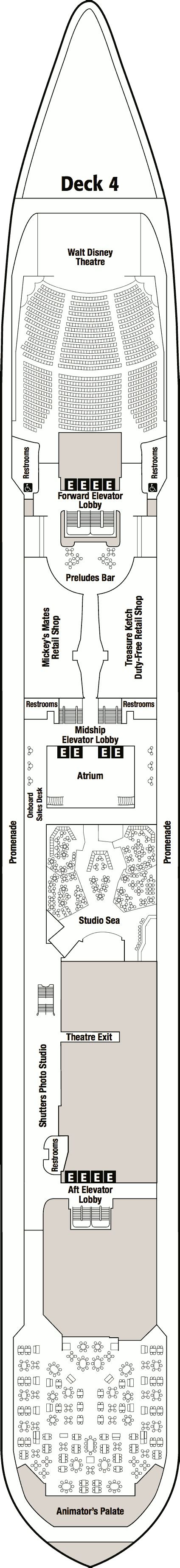 Disney Wonder deck plans - Cruiseline.com