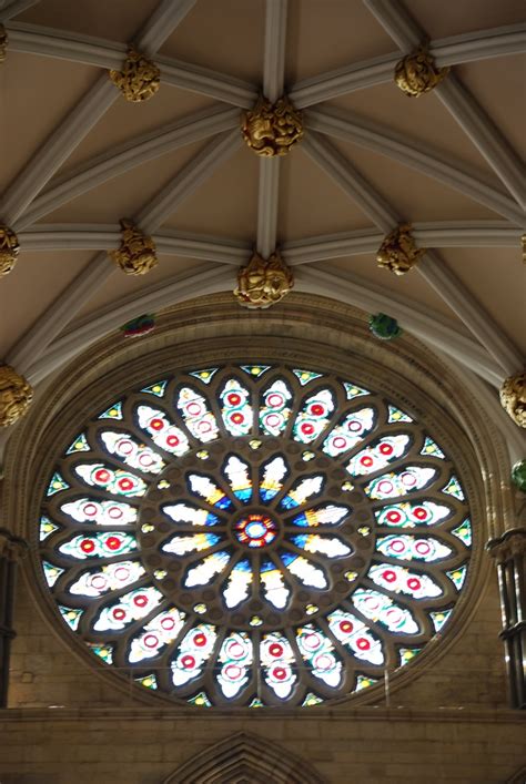 Ceiling & Stained Glass Window York Minster | Stained glass, Stained ...