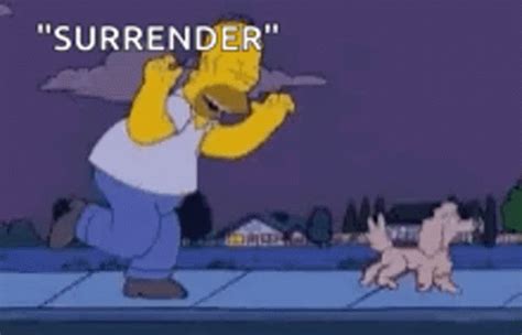 Homer Simpson Chasing GIF - Homer Simpson Chasing Dog - Discover ...