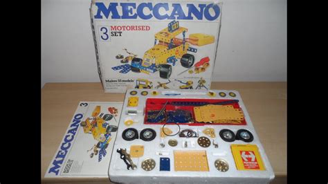 VINTAGE RARE 1978 MADE IN ENGLAND MECCANO SET WITH INSTRUCTIONS AND ...