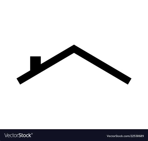 Roof icon Royalty Free Vector Image - VectorStock