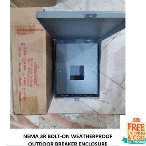 Nema 3R Circuit Breaker Box for Outdoor Plug in / Bolt On Weatherproof ...