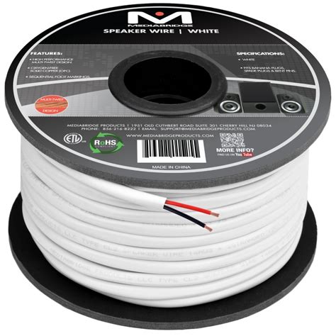 Shop New 16AWG 2-Conductor Speaker Wire (200 Feet) – 99.9% Oxygen Free ...