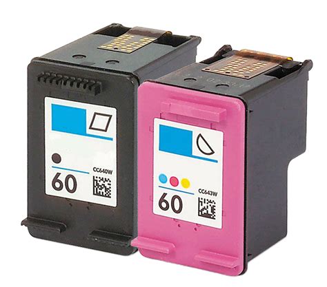 Compatible HP 60 Color and Black Ink Cartridge - 2 Pack-716