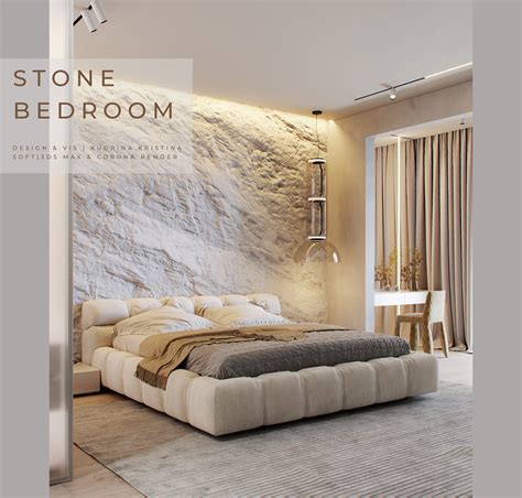 Stone bedroom on Behance