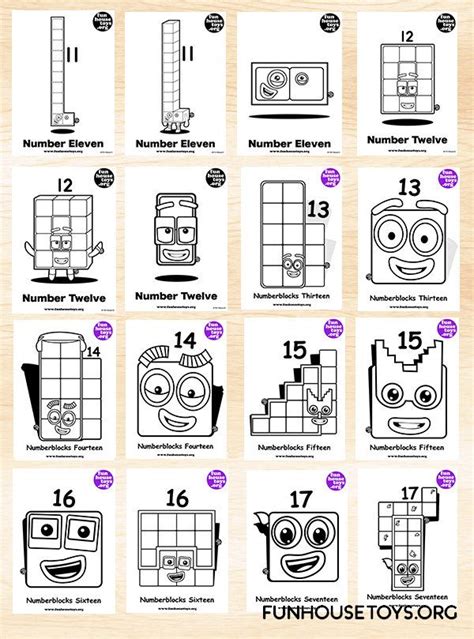 28+ Numberblocks Coloring Pages 17 | Free Wallpaper