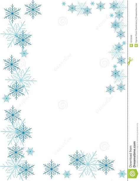 Snowflake Border Clipart for Free – 101 Clip Art