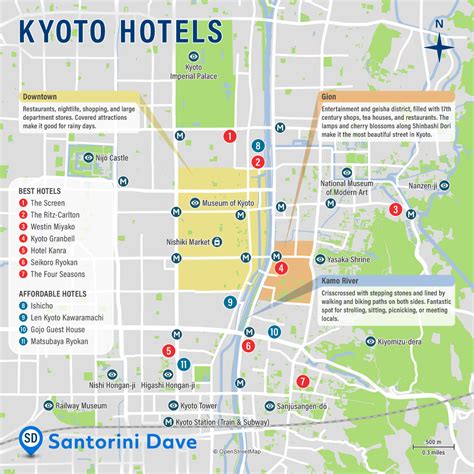 KYOTO HOTEL MAP - Best Areas, Neighborhoods, & Places to Stay