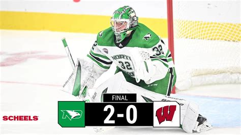 UND Hockey | Highlights vs. Wisconsin | 10.14.23 - YouTube