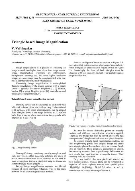 (PDF) Triangle based Image Magnification