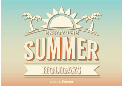 Retro Summer Poster / Background - Download Free Vector Art, Stock ...