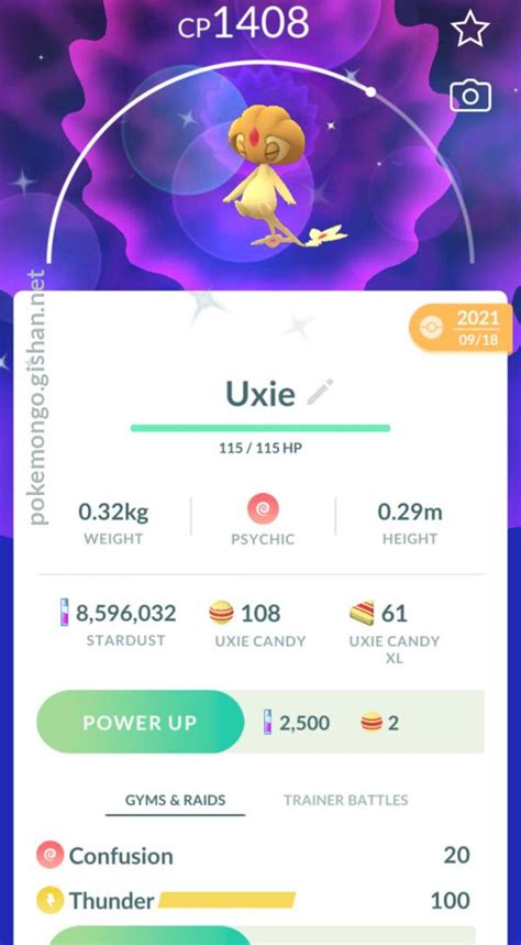 Shiny Uxie - Pokemon Go