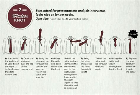 How to tie the Windsor knot: Infographic : r/malelifestyle