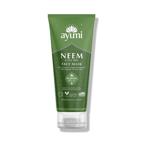 Neem & Tea Tree Face Mask 100ml - Ayumi Naturals