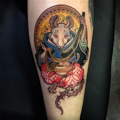 Wendy Pham @wenramen | Rat tattoo, Tattoo graphic, Japanese tattoo art