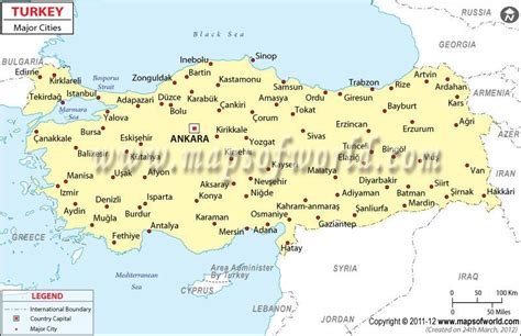 Cities in Turkey, Map of Turkey Cities | Map, Road trip europe, Turkey ...