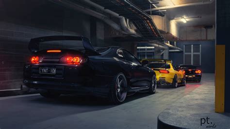 Wallpaper Toyota Supra Mk4 Toyota Supra Mazda Rx 7 Fd Mazda Rx 7 ...