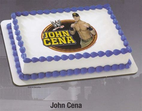 Wwe Birthday Cakes, Wwe Birthday Party, John Cena Birthday, Decorating ...