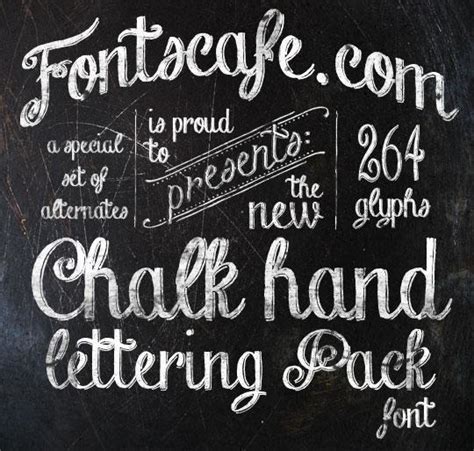 12 Chalk Handwritten Cursive Fonts Images - Best Chalkboard Fonts ...