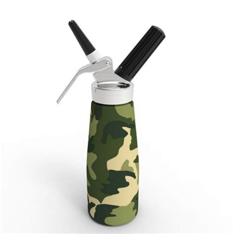 Whipped Cream Dispenser 0.5 Litre - Full Metal (Camo) - N2O Cream Chargers