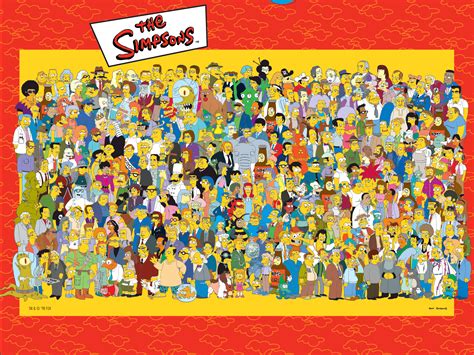 The Simpsons Background Characters