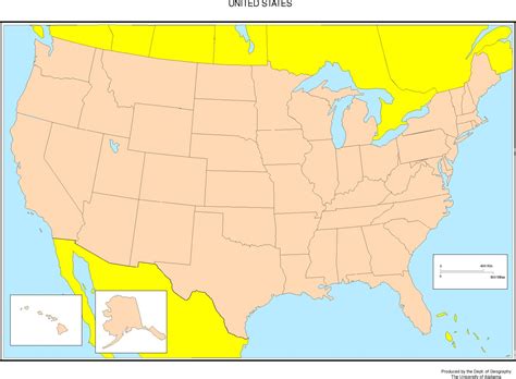 Printable Blank Us Map Pdf