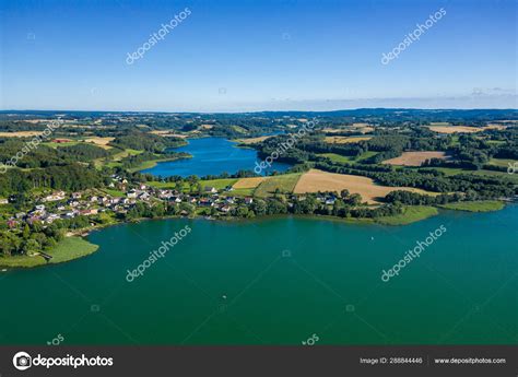 Aerial view of Kashubian Landscape Park. Kaszuby. Poland. Photo Stock ...