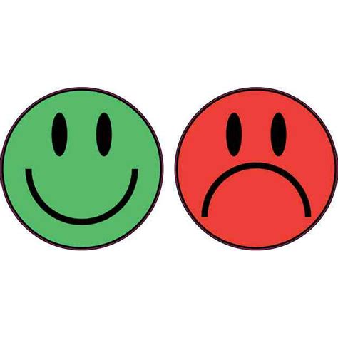 2in x 2in Happy and Sad Faces Stickers - Walmart.com - Walmart.com