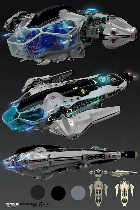 ArtStation - Star Conflict Spaceship, Oshanin Dmitriy | Spaceship ...