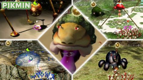 All Bosses - Pikmin (Wii) - YouTube