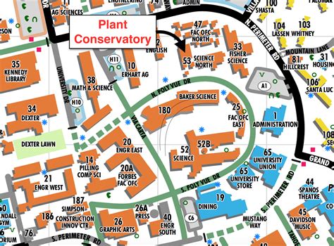 Cal Poly San Luis Obispo Campus Map - Cape May County Map