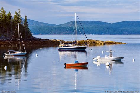 Sorrento, Maine - Boats in the Harbor