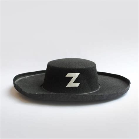 Black Zorro Hat - Costume Wonderland