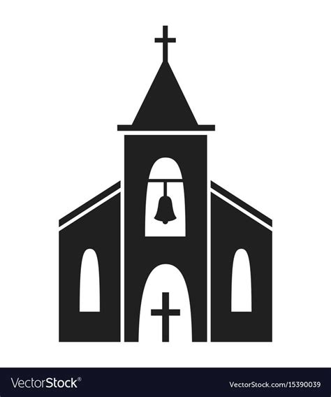 Building Silhouette, Church Backgrounds, Church Icon, Jesus And Mary ...