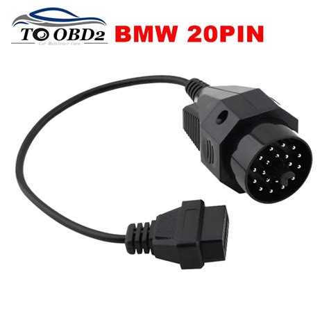 OBD1 OBD2 Diagnostic Adapter For BMW 20Pin to OBD2 16Pin Female ...