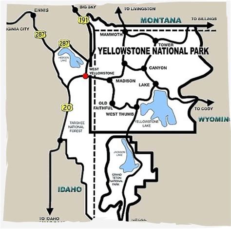 Yellowstone Park Maps | SeeYellowstone.com - West Yellowstone, MT