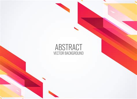 abstract red geometric shapes background - Download Free Vector Art ...