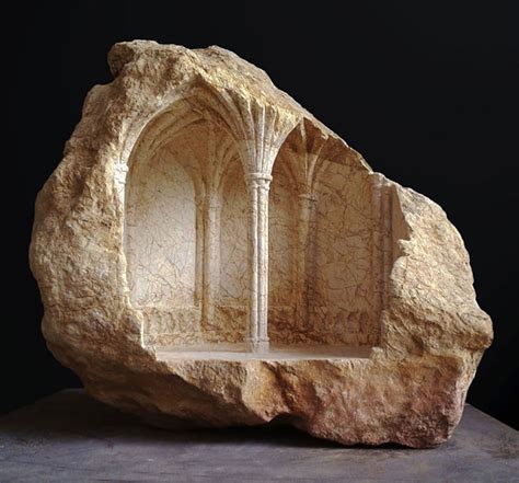 Sculptor Carves Realistic Architectural Sculptures Into Marble And ...