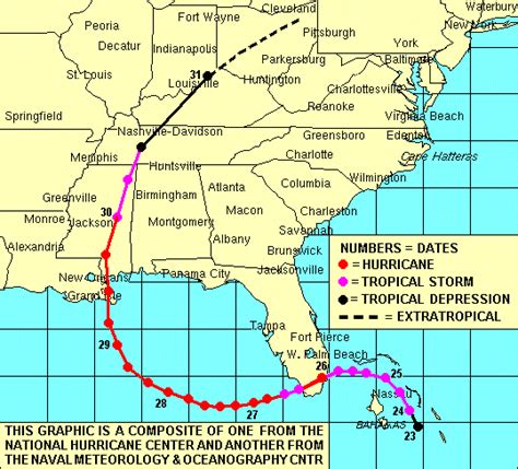 The Story of Hurricane Katrina and the Mississippi Gulf Coast - Map ...