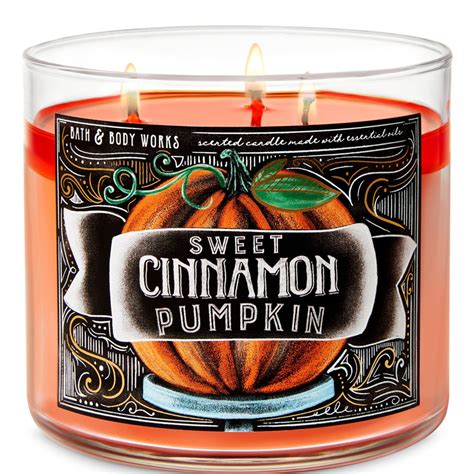 Bath And Body Works Pumpkin Pop Up 3 Wick Candle - Sweet Cinnamon ...