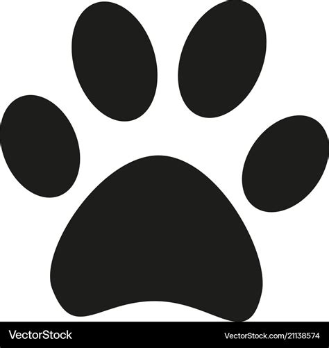 Black Paw Print Svg