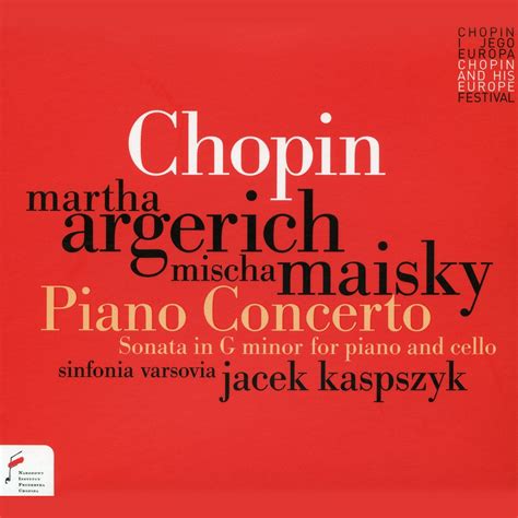 Chopin: Piano Concerto No. 1 & Cello Sonata - Frederick Chopin ...